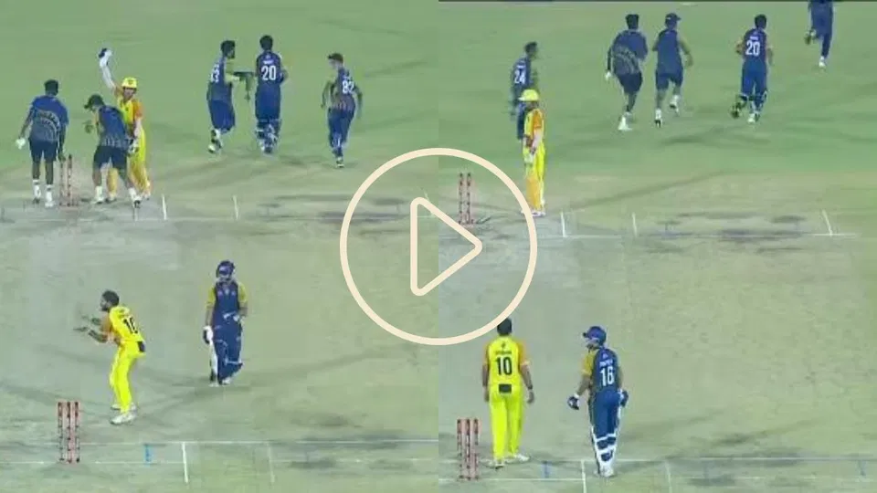 Drama In CCPL Final! Entire Team Storms The Pitch Before Win, Run Back On Realization